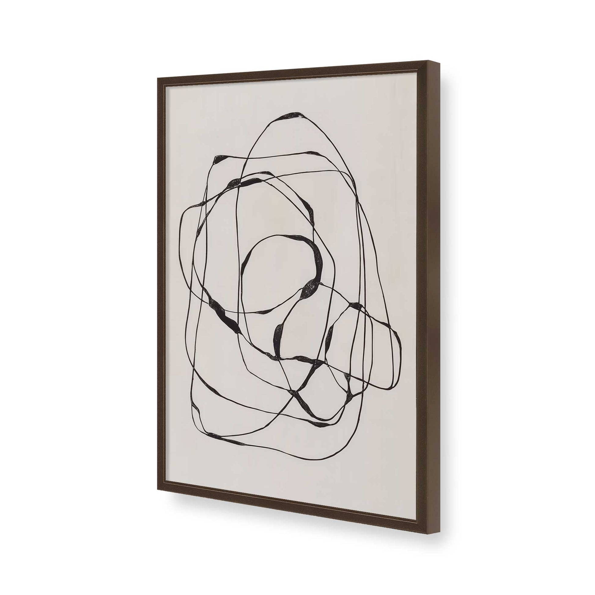 [Color:Belvinder Brown], Picture of art in a Belvinder Brown frame of the corner