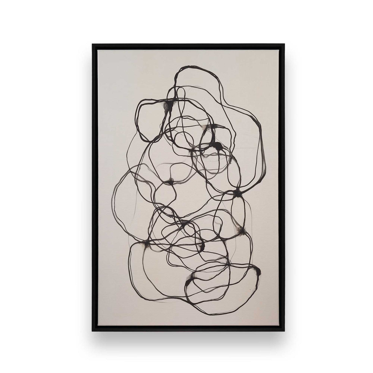 [Color:Satin Black], Picture of art in a Satin Black frame