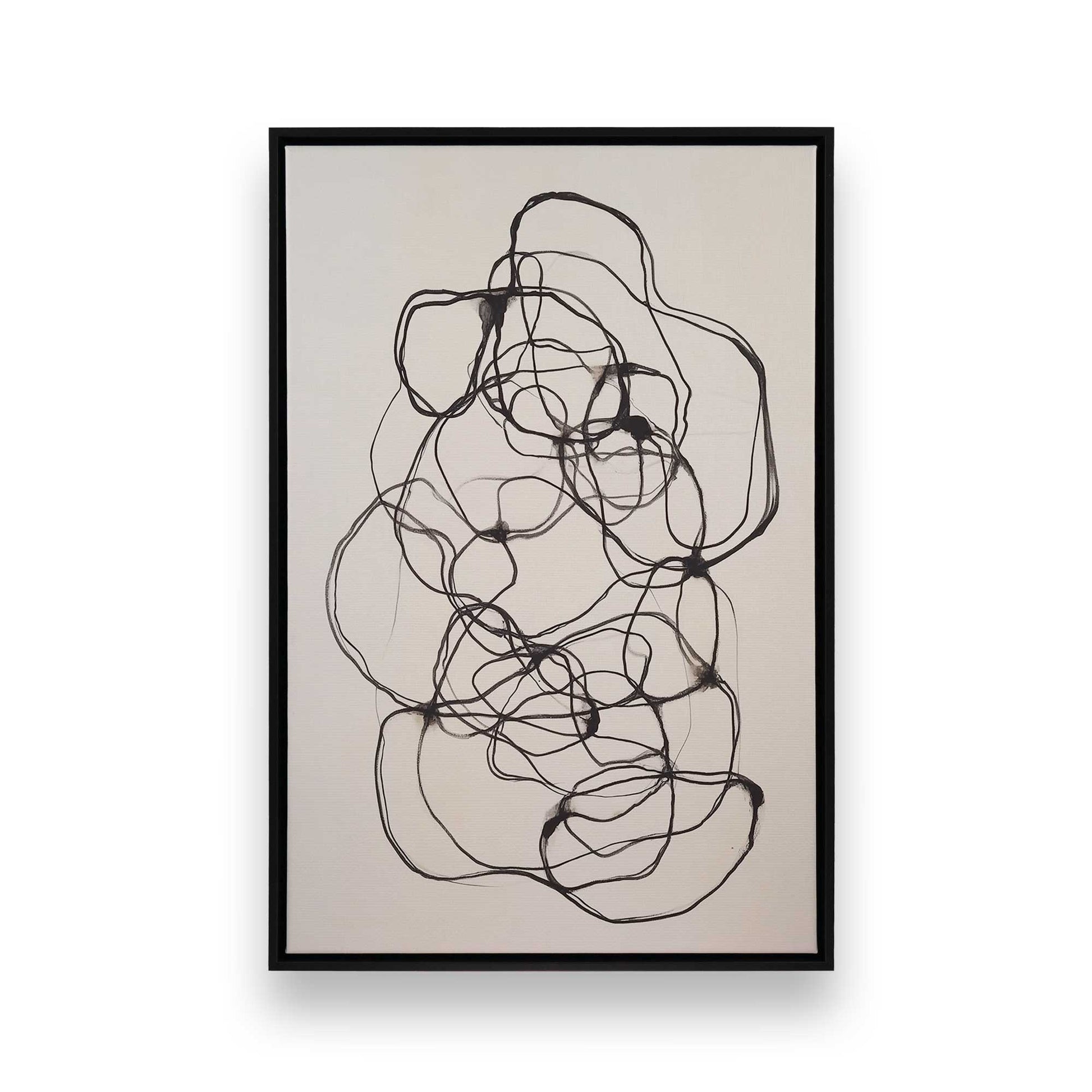[Color:Satin Black], Picture of art in a Satin Black frame