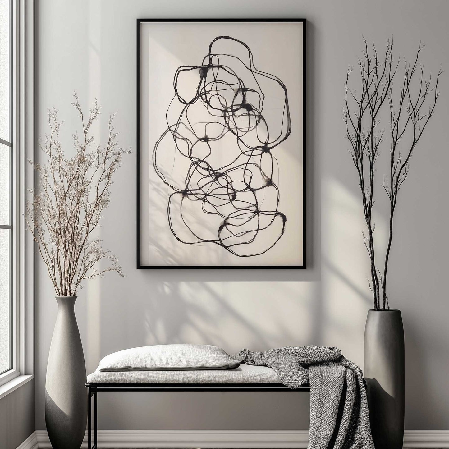 Picture of art in a room