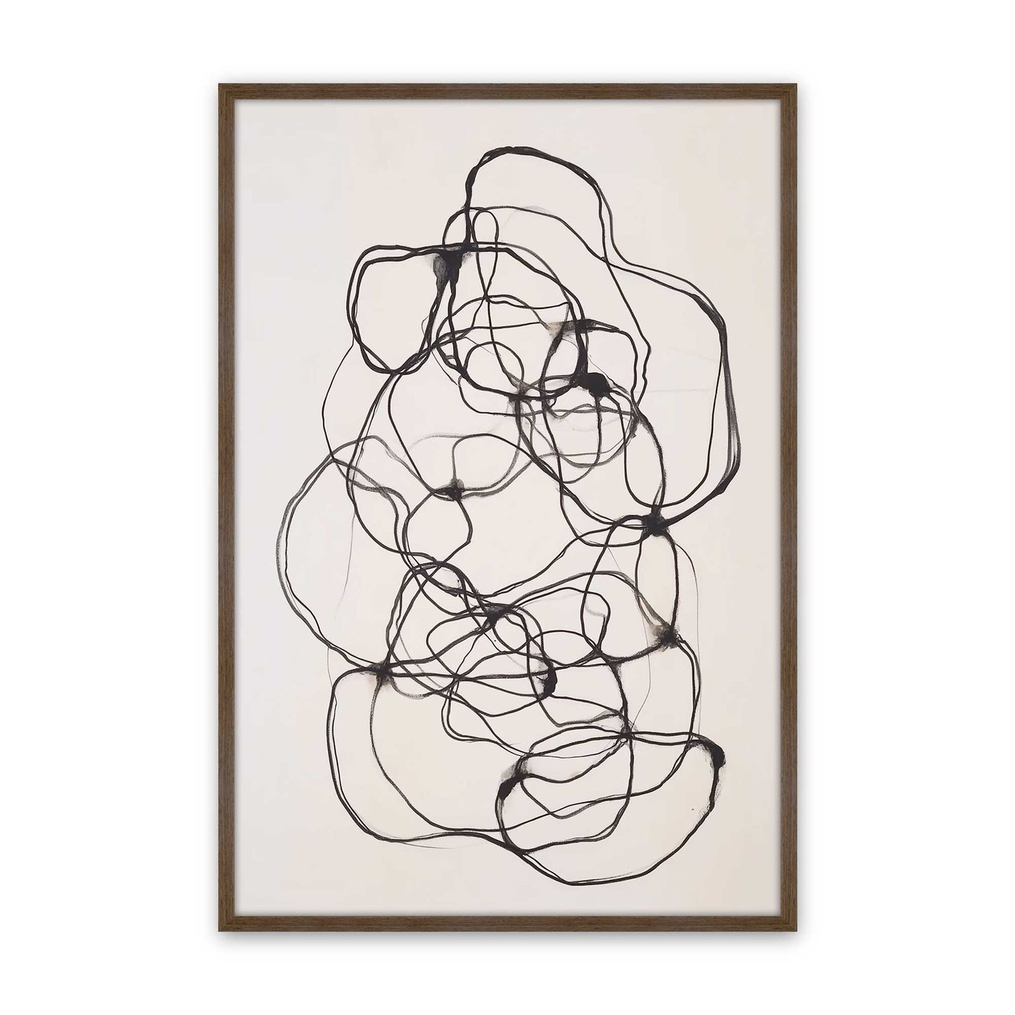 [Color:Walnut], Picture of art in a Walnut frame