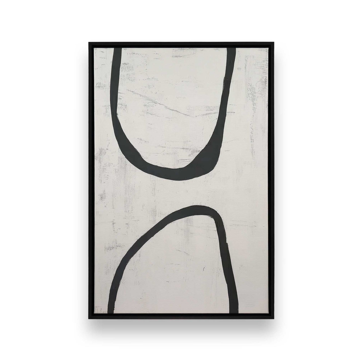 [Color:Satin Black], Picture of art in a Satin Black frame