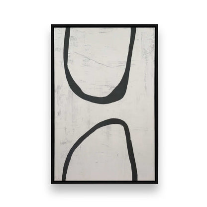 [Color:Satin Black], Picture of art in a Satin Black frame