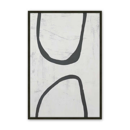 [Color:Satin Black], Picture of art in a Satin Black frame