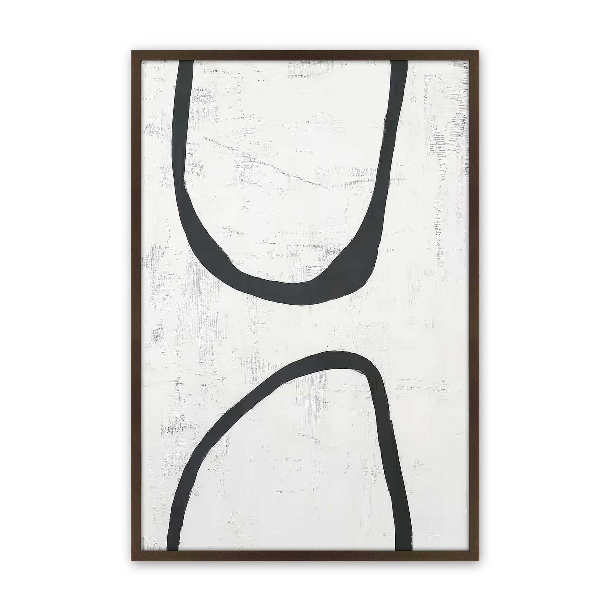 [Color:Brown], Picture of art in a Brown frame