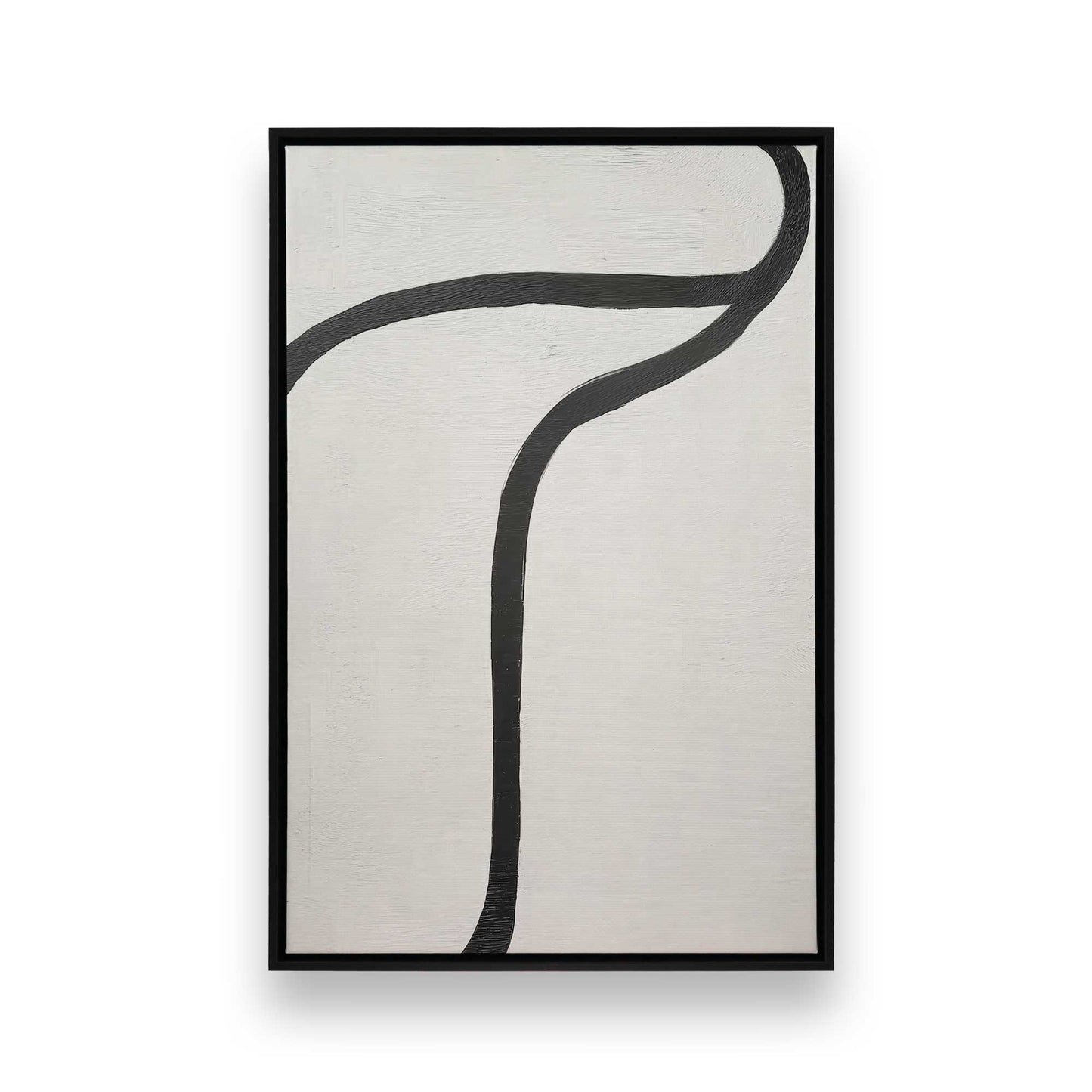 [Color:Satin Black], Picture of art in a Satin Black frame