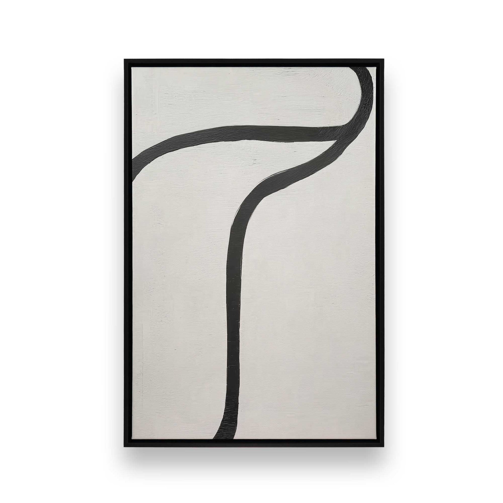 [Color:Satin Black], Picture of art in a Satin Black frame