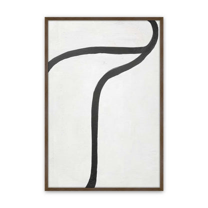 [Color:Walnut], Picture of art in a Walnut frame