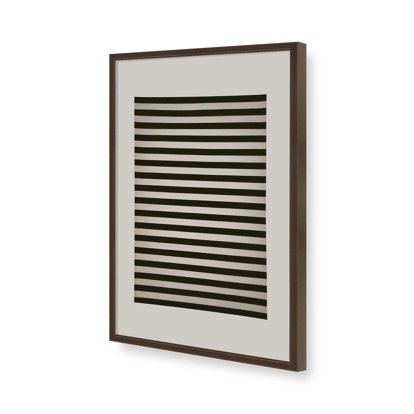 [Color:Brown], Picture of art in a Brown frame of the corner