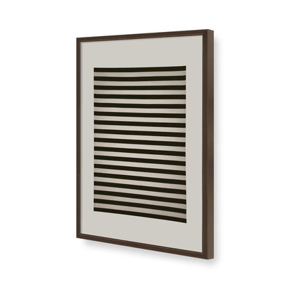 [Color:Brown], Picture of art in a Brown frame of the corner