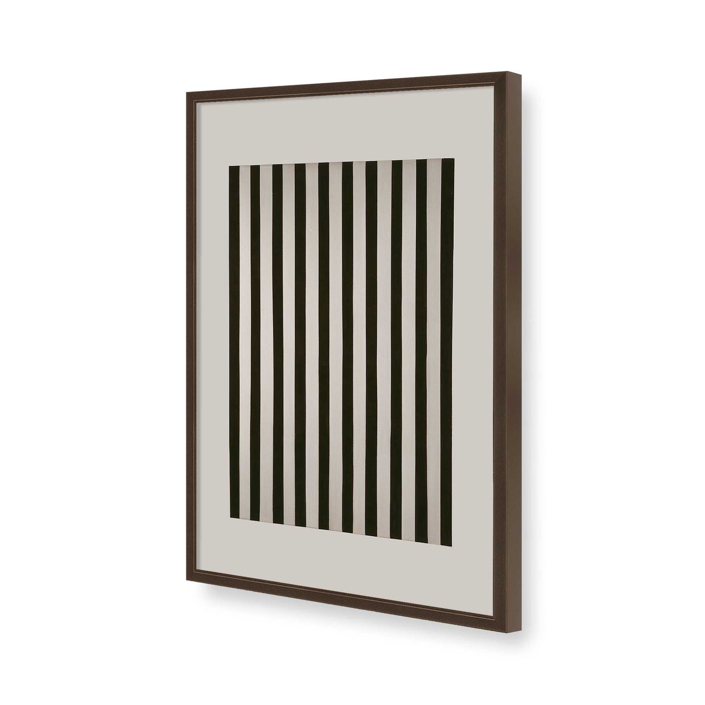 [Color:Brown], Picture of art in a Brown frame of the corner