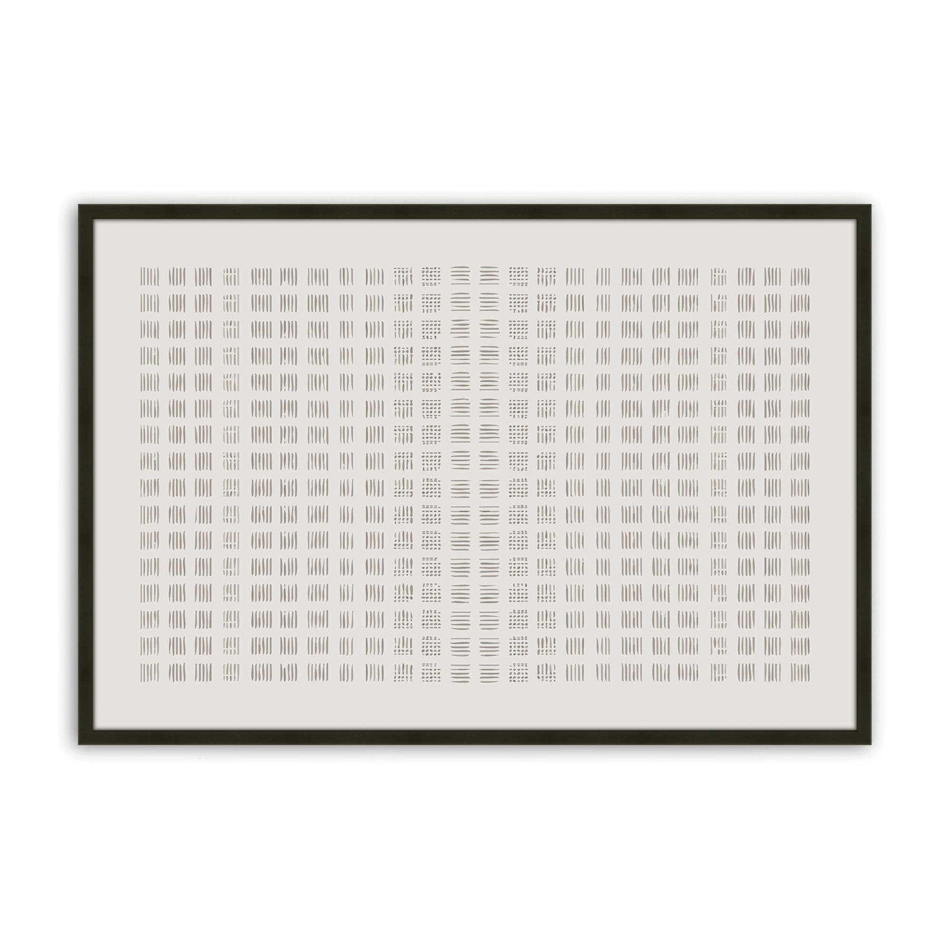 [Color:Satin Black], Picture of art in a Satin Black frame