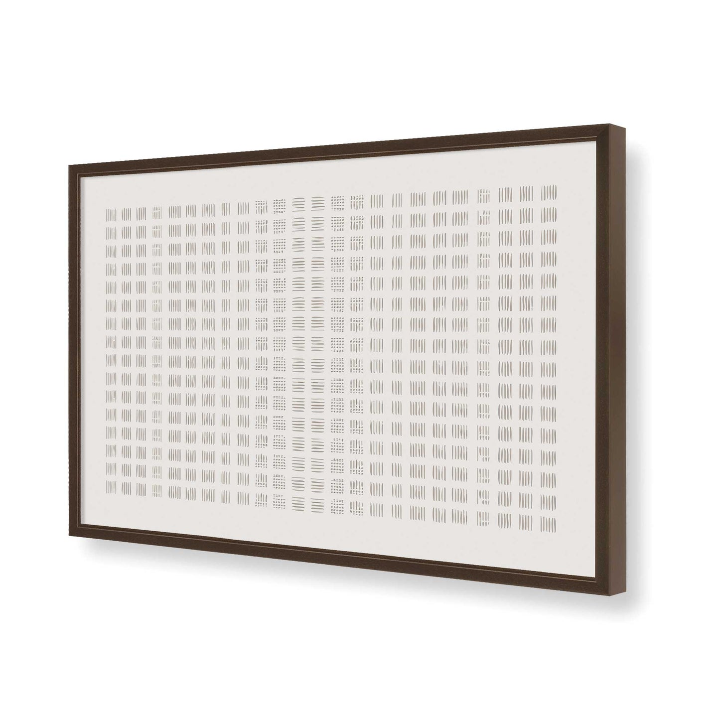 [Color:Brown], Picture of art in a Brown frame of the corner