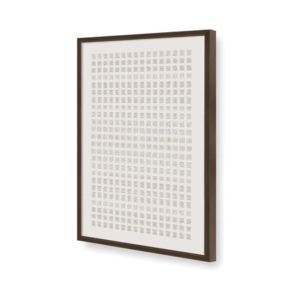 [Color:Brown], Picture of art in a Brown frame of the corner