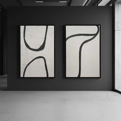 [Color:Satin Black], Picture of art in a Satin Black frame