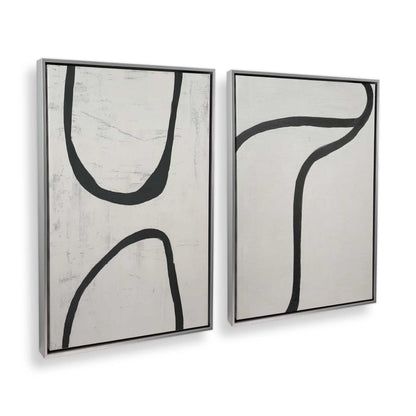 [Color:Polished Chrome], Picture of art in a Polished Chrome frame at an angle