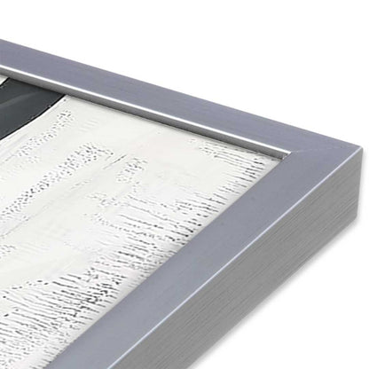 [Color:Polished Chrome], Picture of art in a Polished Chrome frame of the corner