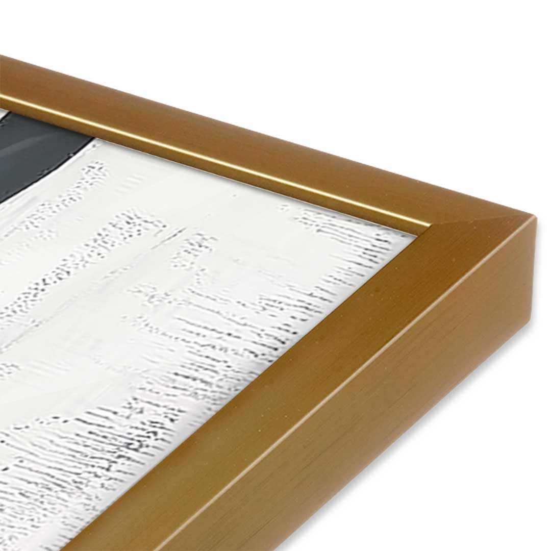 [Color:Polished Gold], Picture of art in a Polished Gold frame of the corner