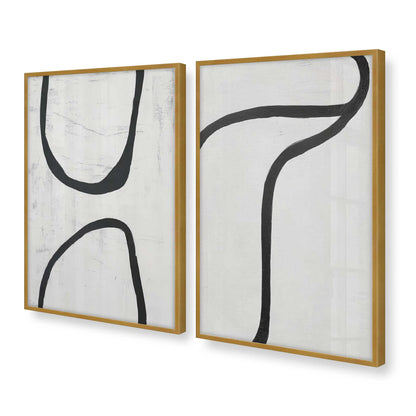 [Color:Polished Gold], Picture of art in a Polished Gold frame at an angle