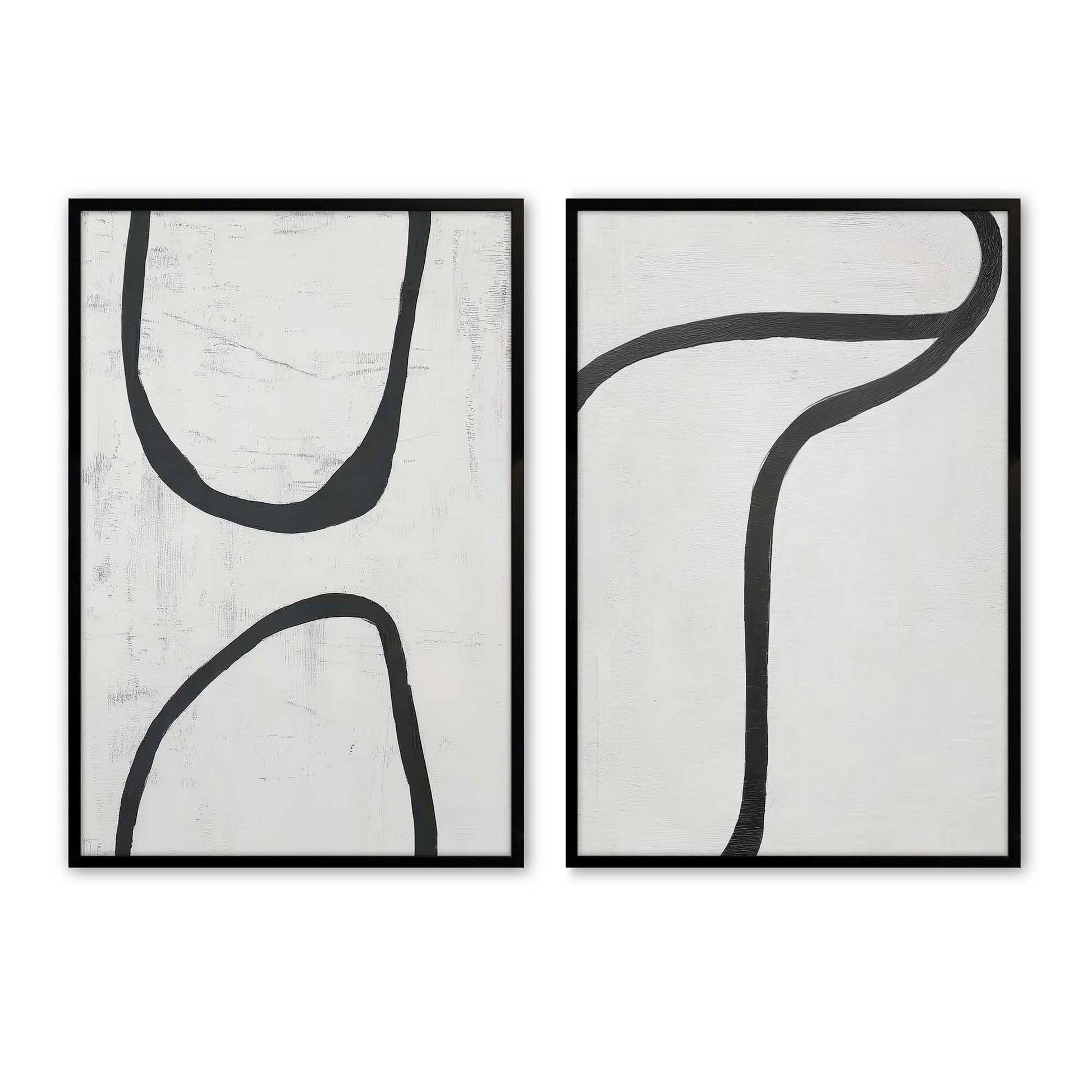 [Color:Satin Black], Picture of art in a Satin Black frame