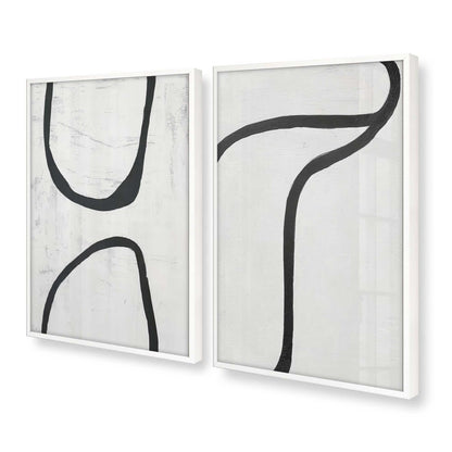 [Color:Opaque White], Picture of art in a Opaque White frame at an angle