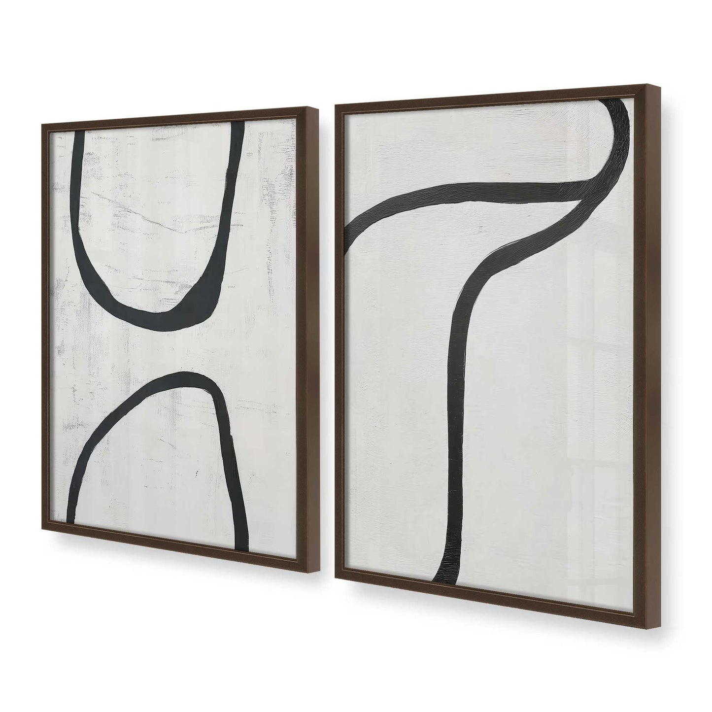 [Color:Belvinder Brown], Picture of art in a Belvinder Brown frame at an angle