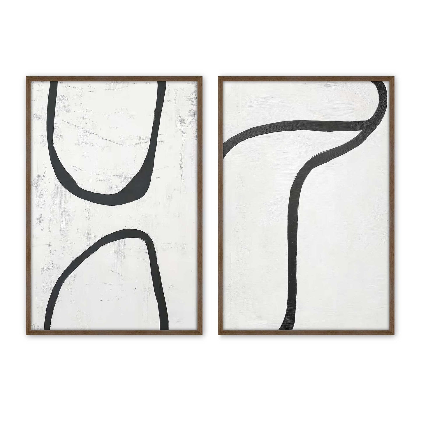 [Color:Walnut], Picture of art in a Walnut frame