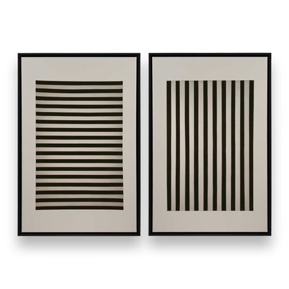 [Color:Satin Black], Picture of art in a Satin Black frame