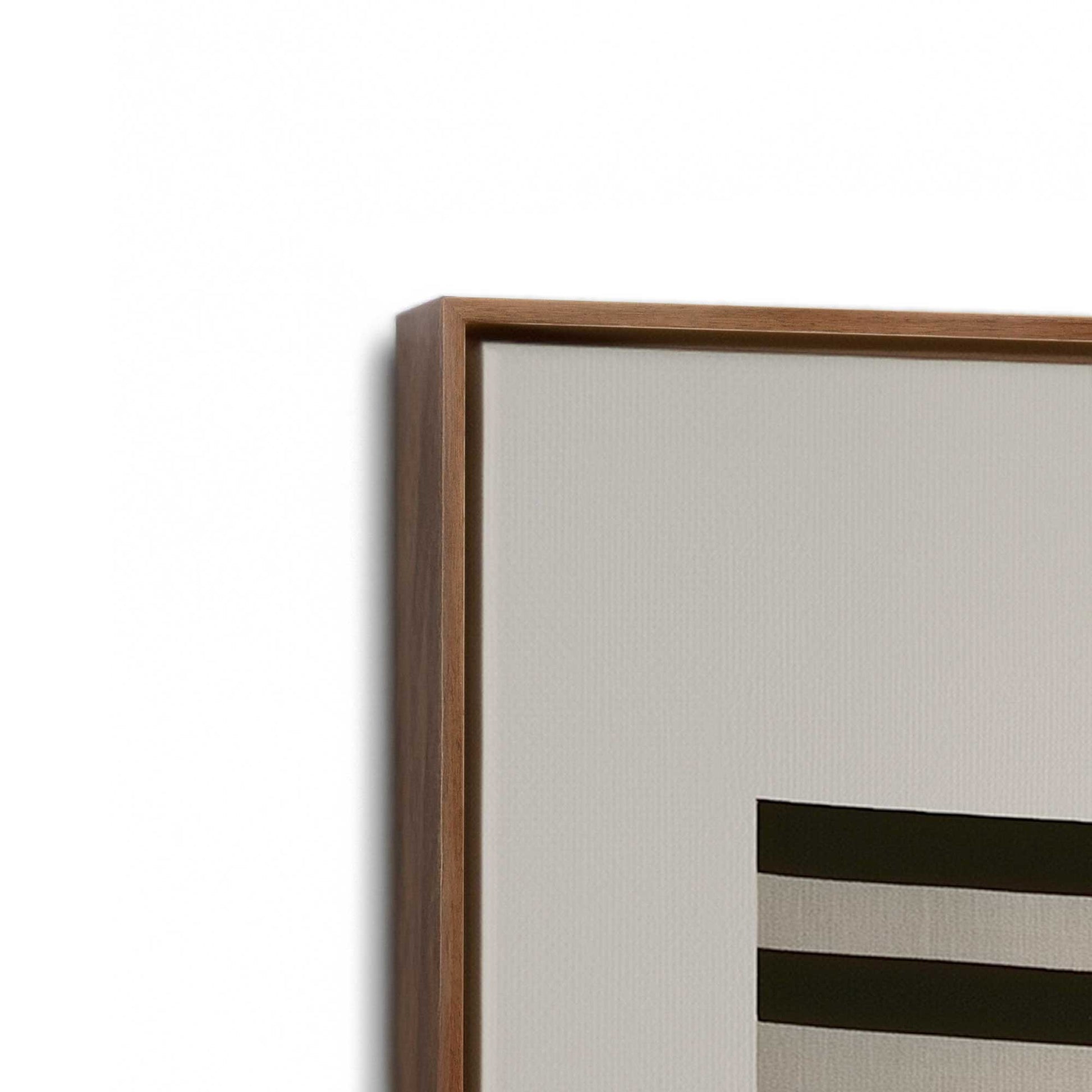 [Color:Walnut], Picture of the corner of the art