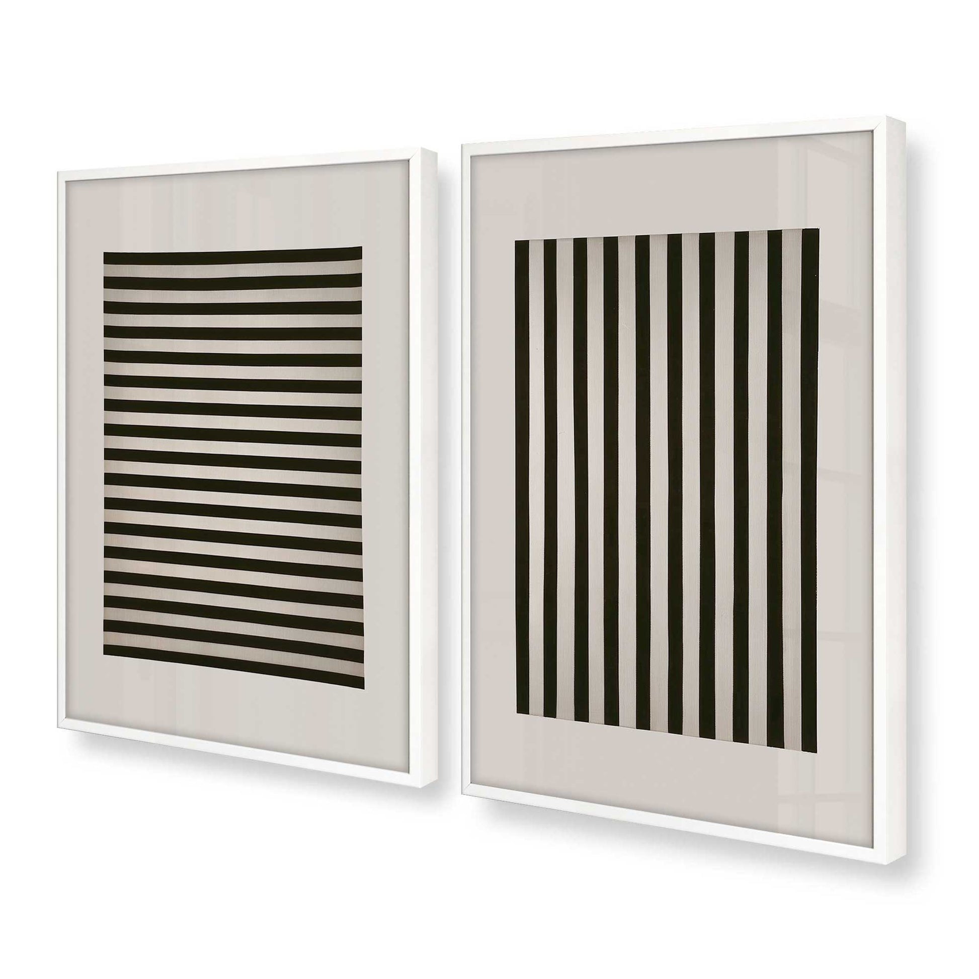 [Color:Opaque White], Picture of art in a Opaque White frame at an angle