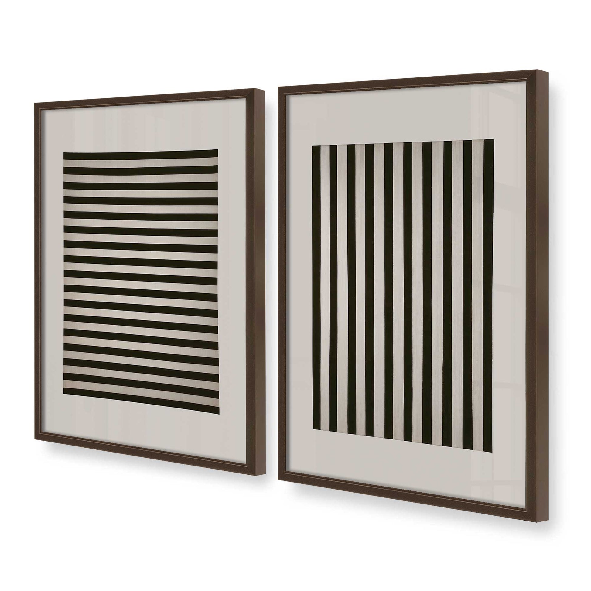 [Color:Belvinder Brown], Picture of art in a Belvinder Brown frame at an angle
