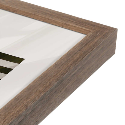 [Color:Walnut], Picture of art in a Walnut frame of the corner