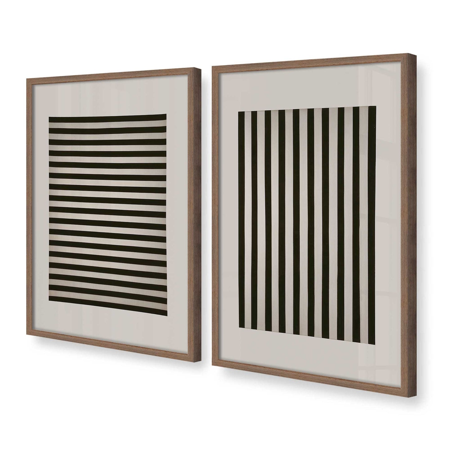 [Color:Walnut], Picture of art in a Walnut frame at an angle