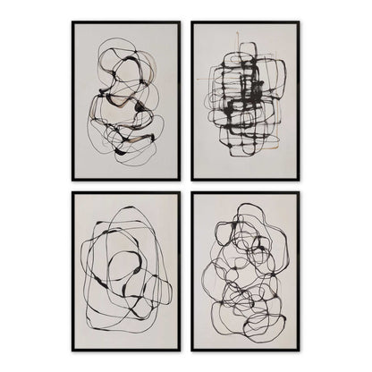 [Color:Satin Black], Picture of art in a Satin Black frame