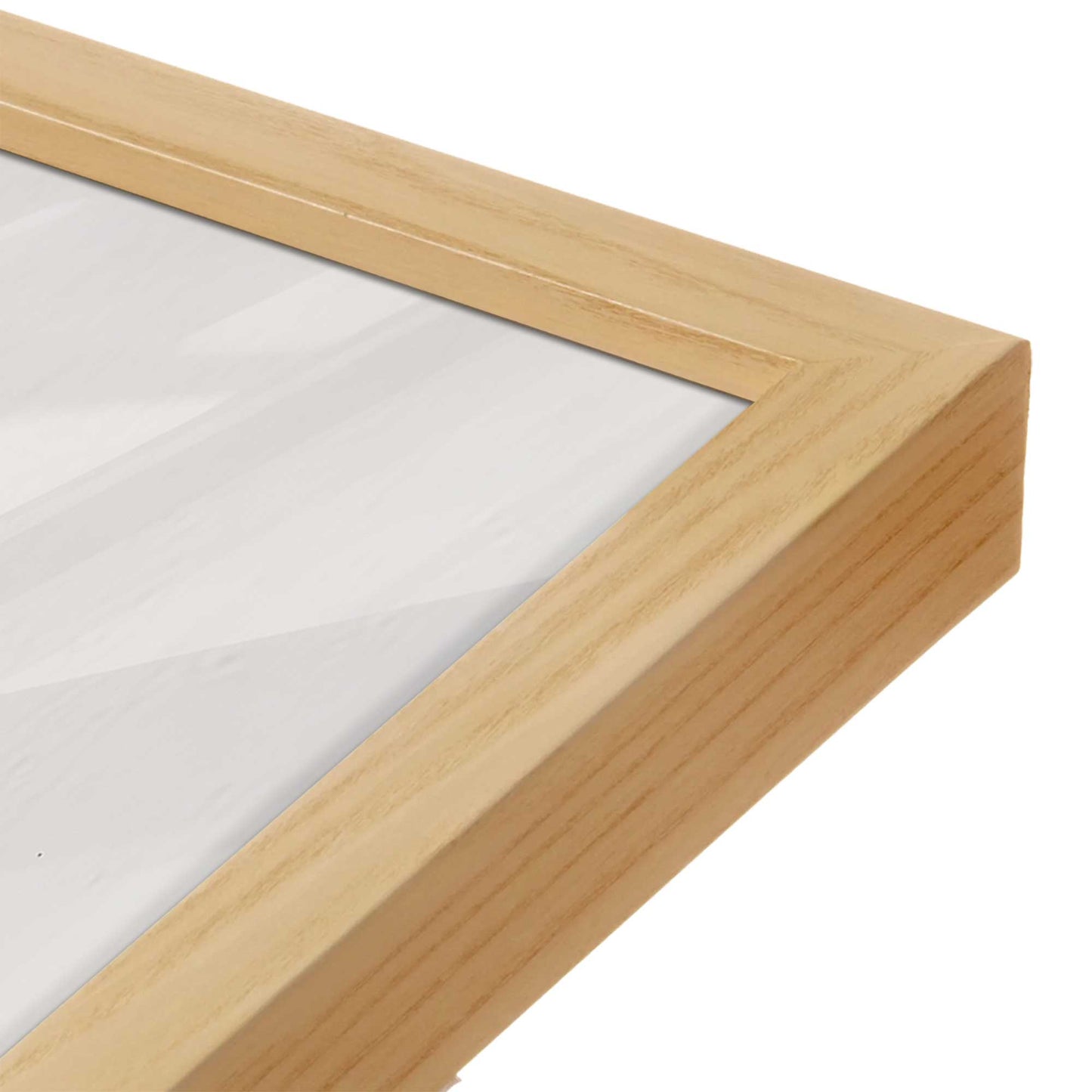 [Color:American Maple], Picture of art in an American Maple frame of the corner
