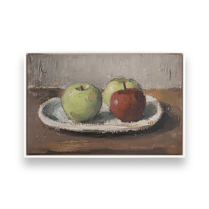 [Color:Opaque White], Picture of art in a White frame