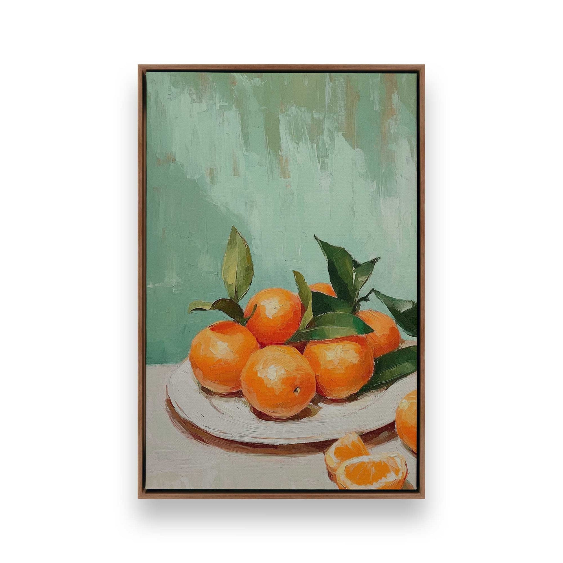 [Color:Walnut], Picture of art in a Walnut frame