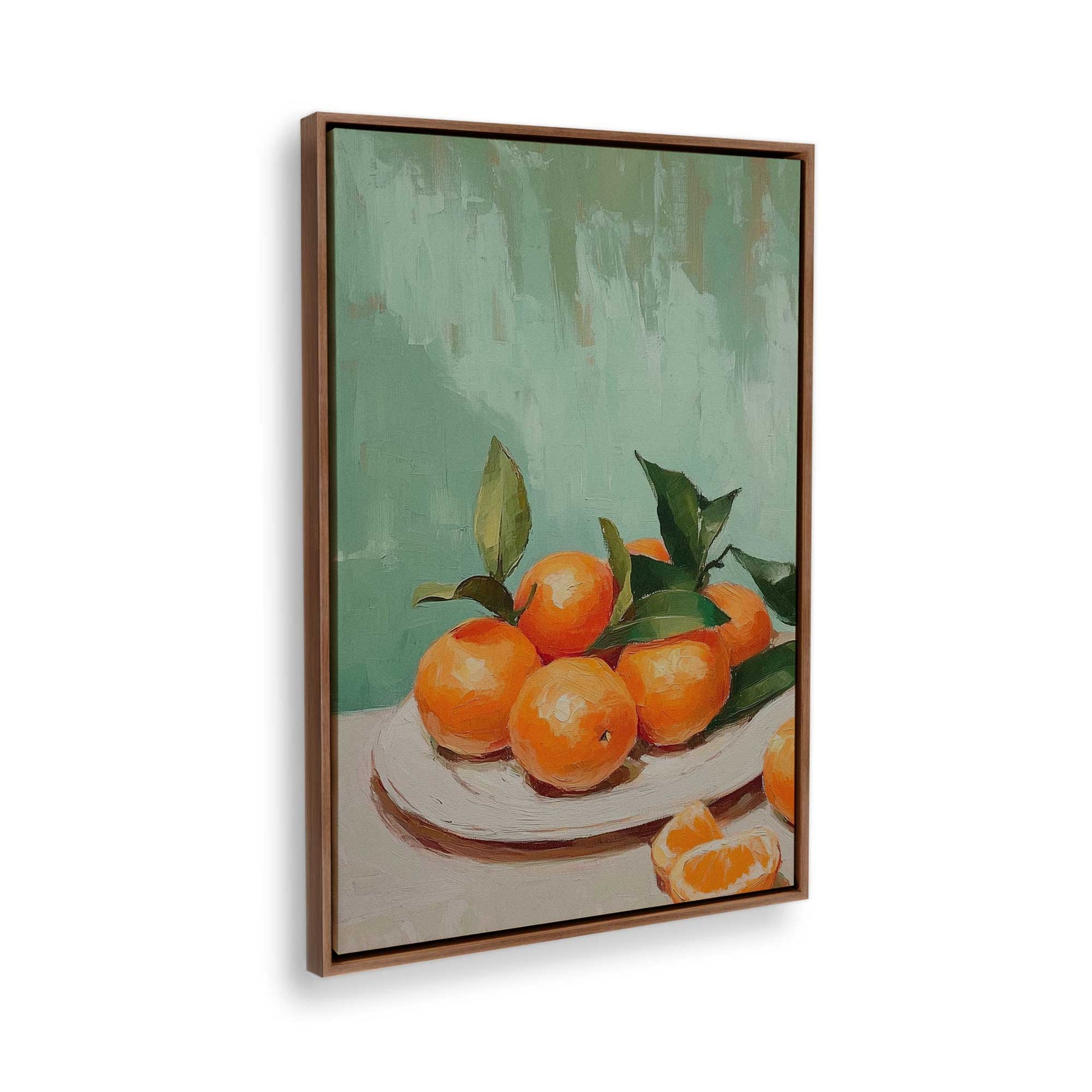 [Color:Walnut], Picture of the corner of the art