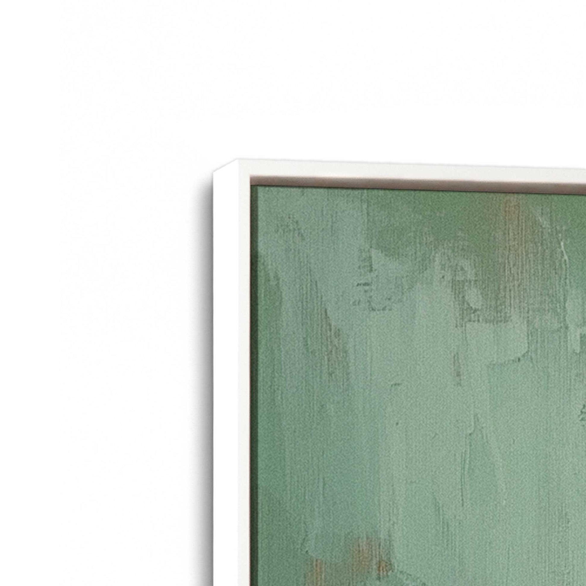 [Color:Opaque White], Picture of art in a White frame at an angle