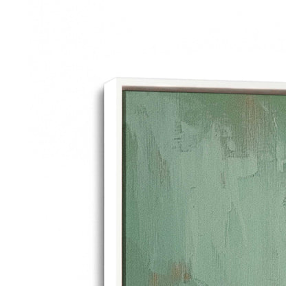 [Color:Opaque White], Picture of art in a White frame at an angle