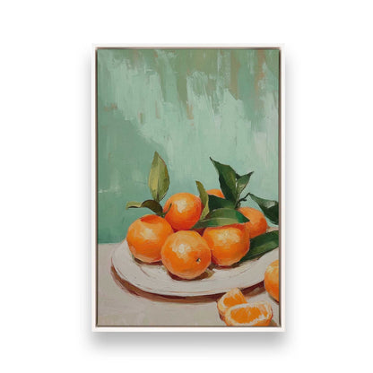 [Color:Opaque White], Picture of art in a White frame