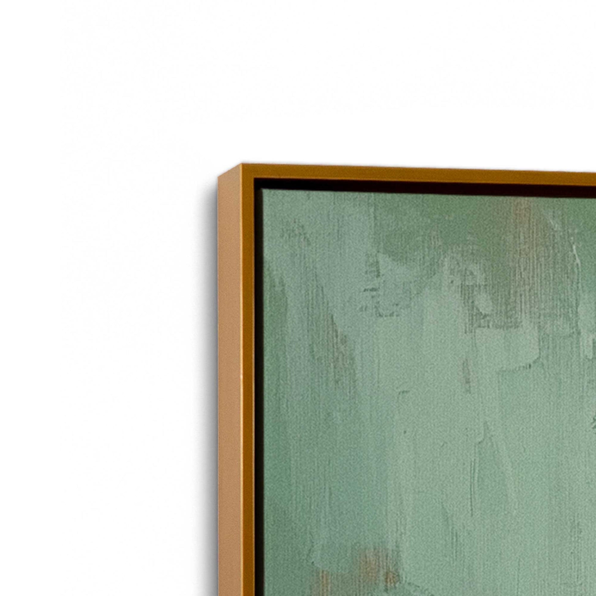 [Color:Polished Gold], Picture of art in a Polished Gold frame at an angle