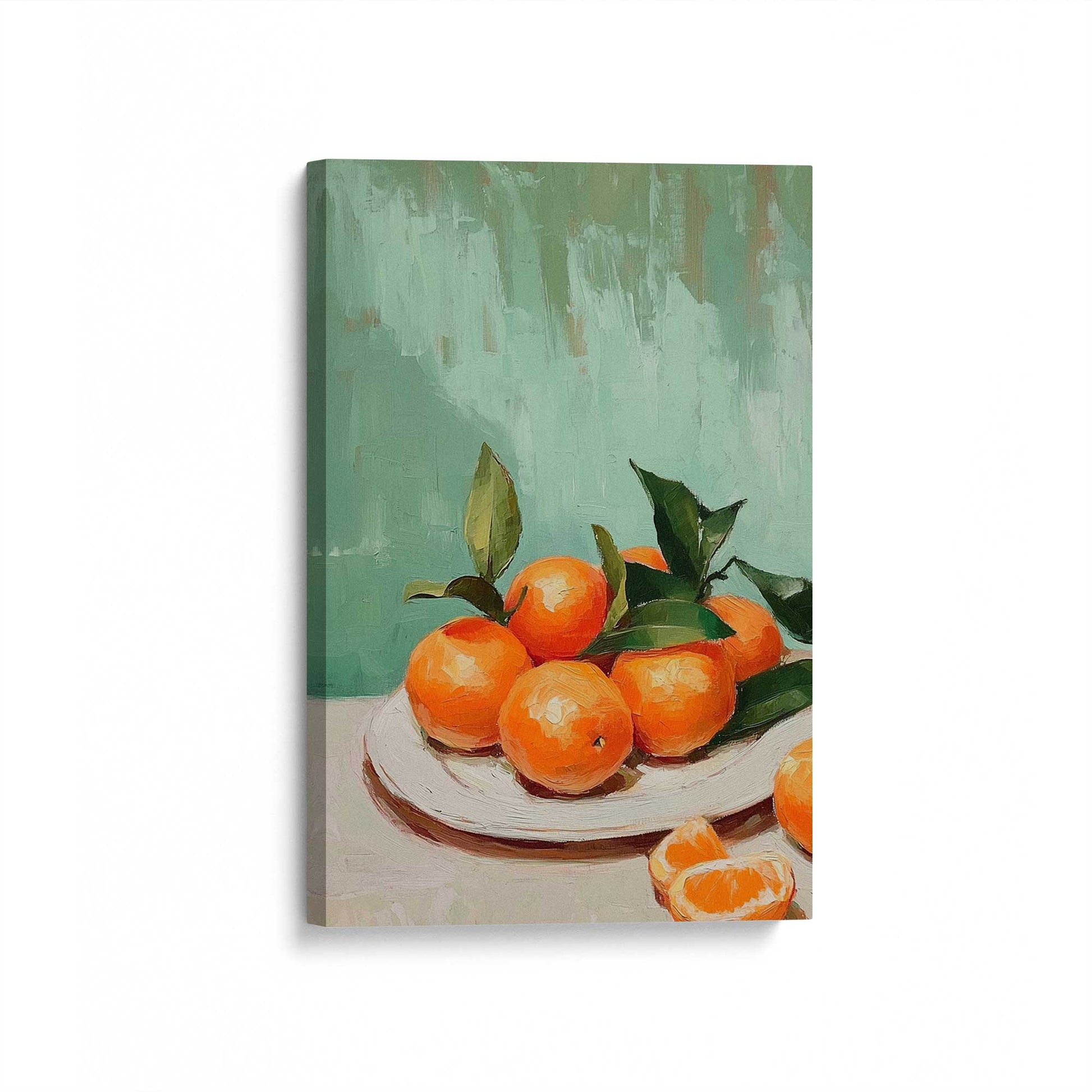 [Color:Stretched Canvas], Picture of art at an angle