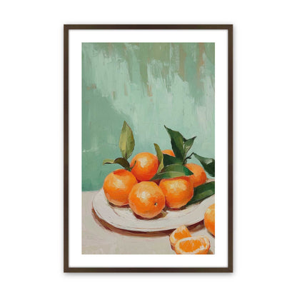 [Color:Brown], Picture of art in a Brown frame