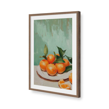 [Color:Walnut], Picture of art in a Walnut frame of the corner