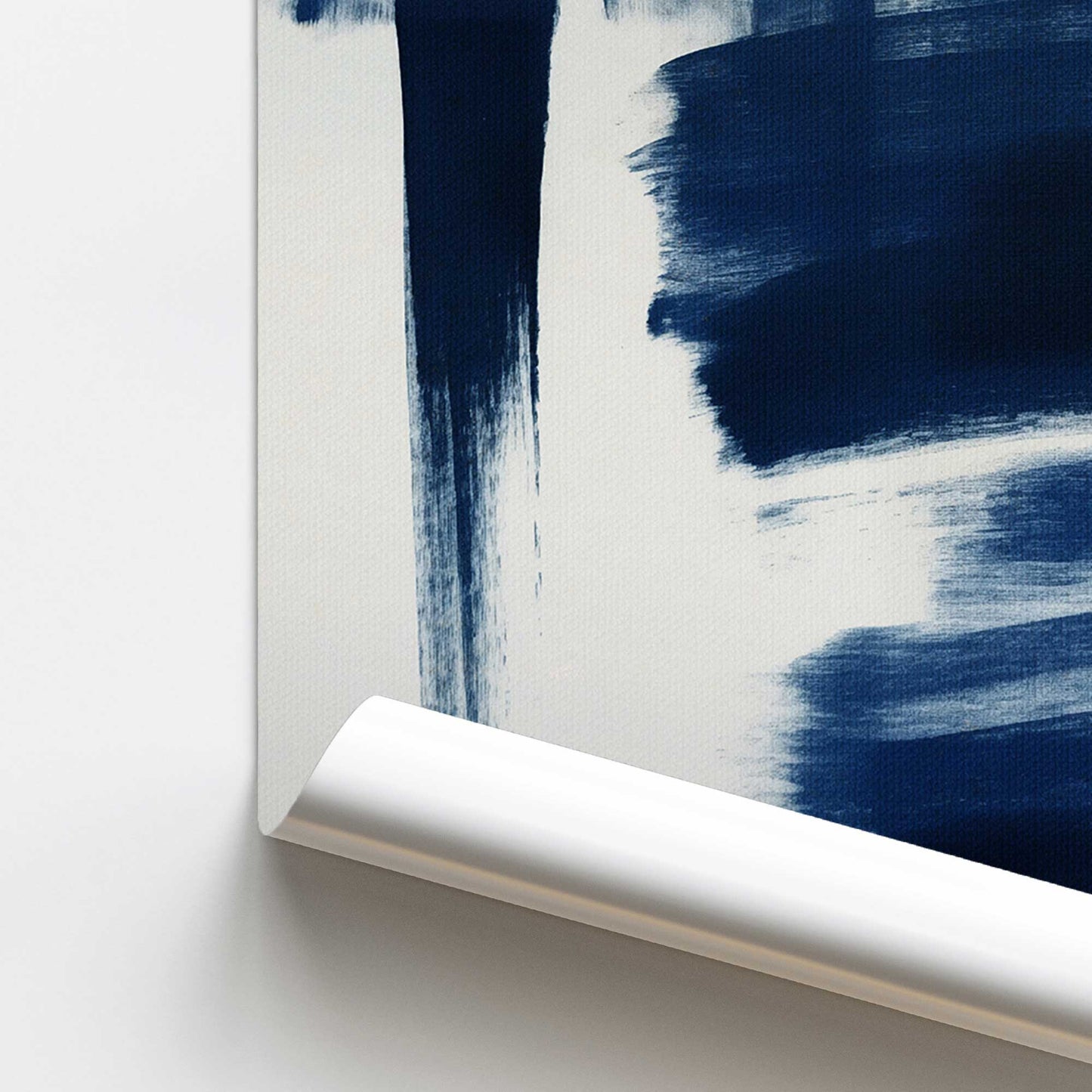 Azure Brush Waltz I Promotional Rolled Print