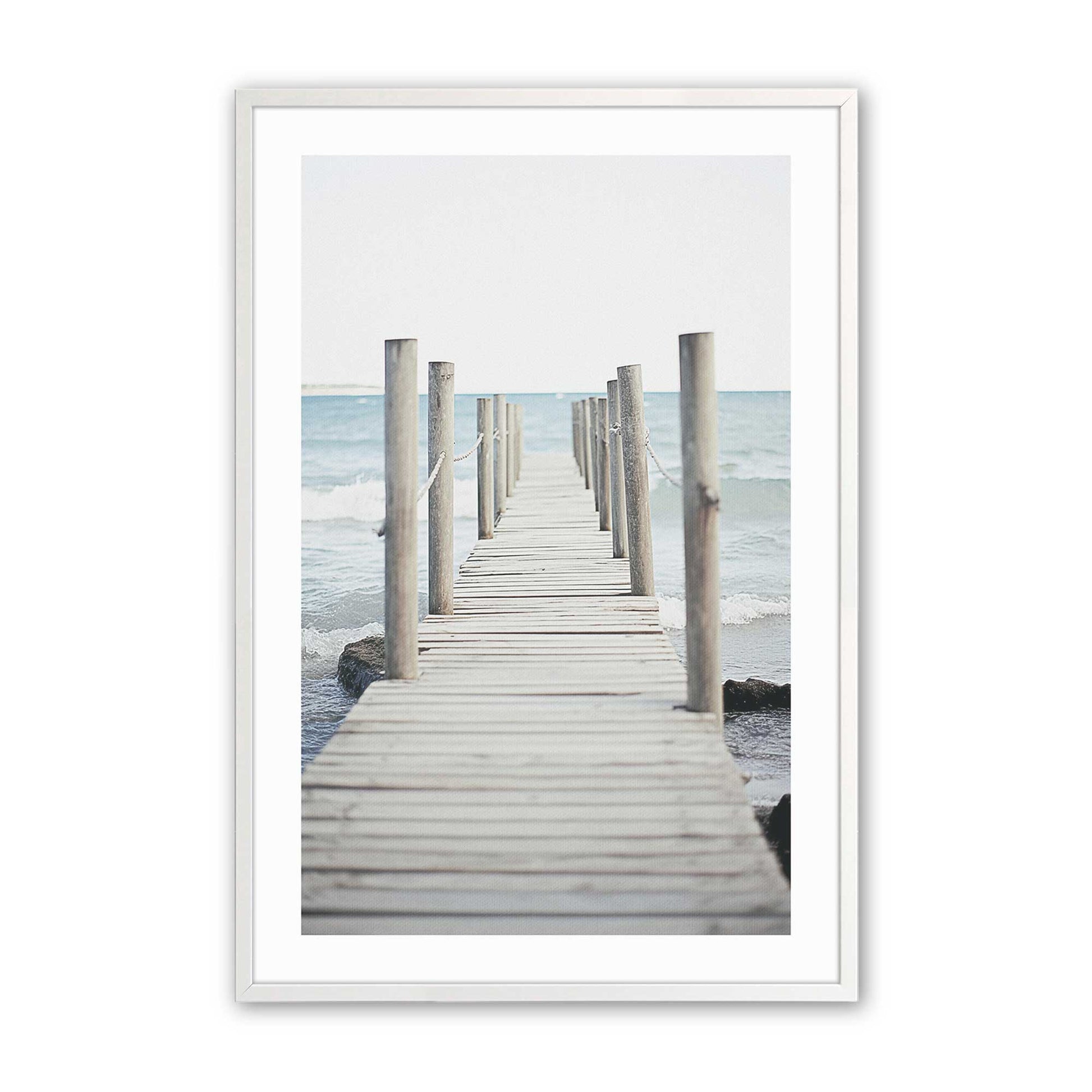 [Color:Opaque White], Picture of art in a Opaque White frame