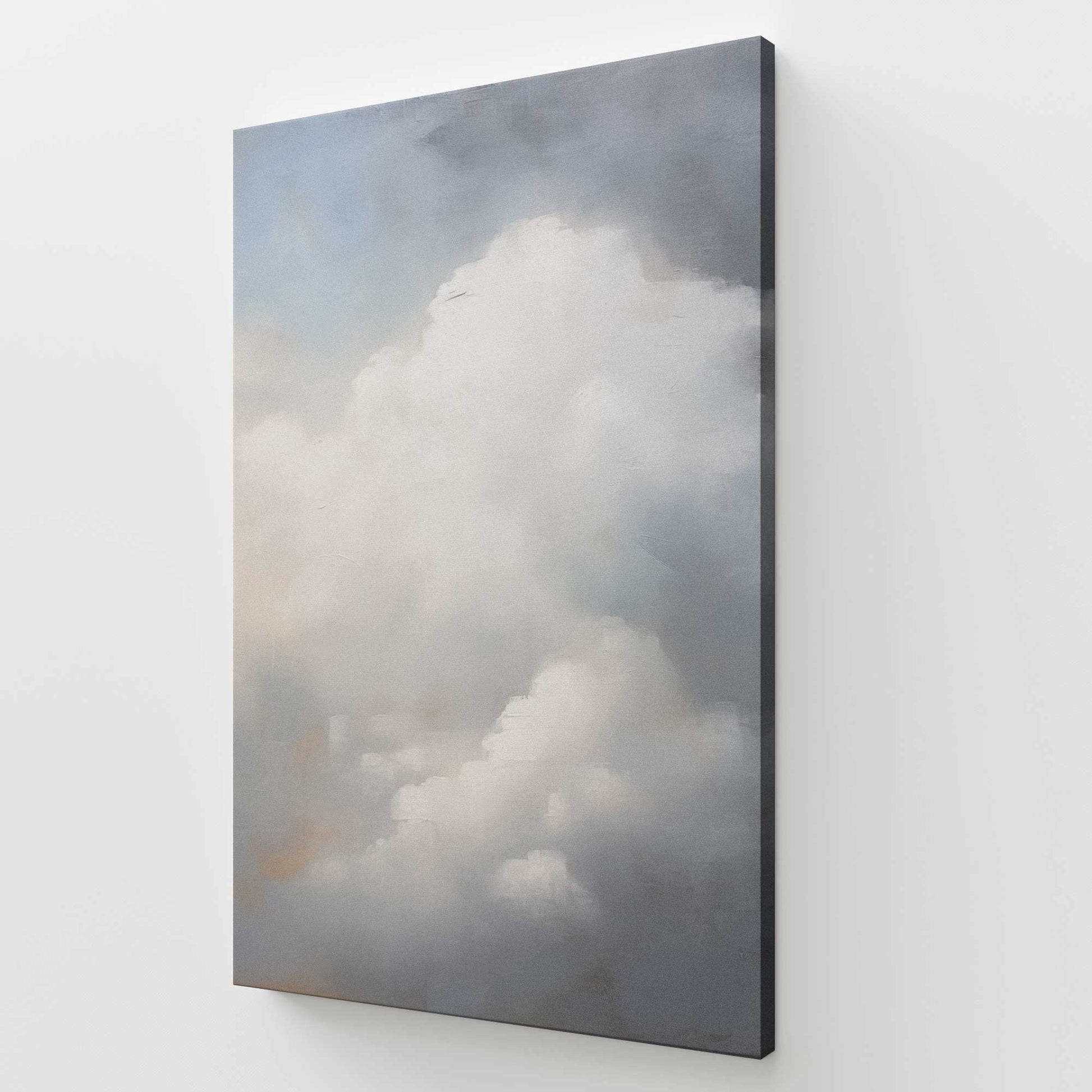[Color:Stretched Canvas], Picture of art at an angle