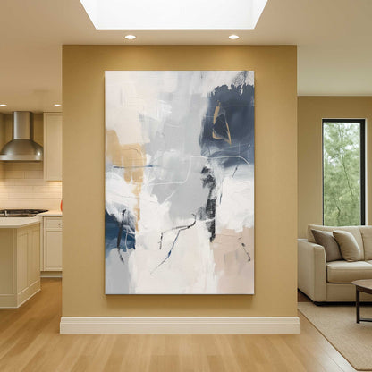 [Color:Stretched Canvas], Picture of art in a room