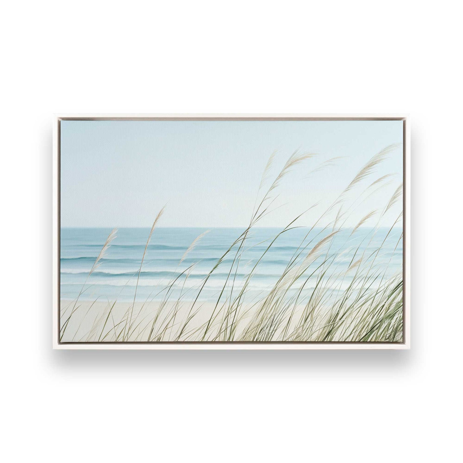 [Color:Opaque White], Picture of art in a White frame